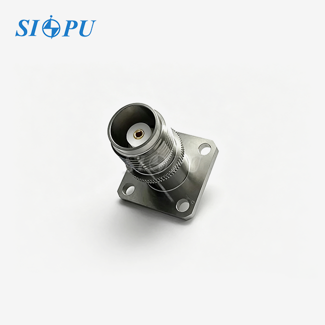 TNC Female Self Locking Connector for Semi-Rigid Cable